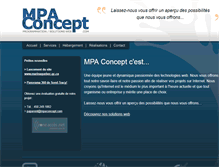 Tablet Screenshot of mpaconcept.com